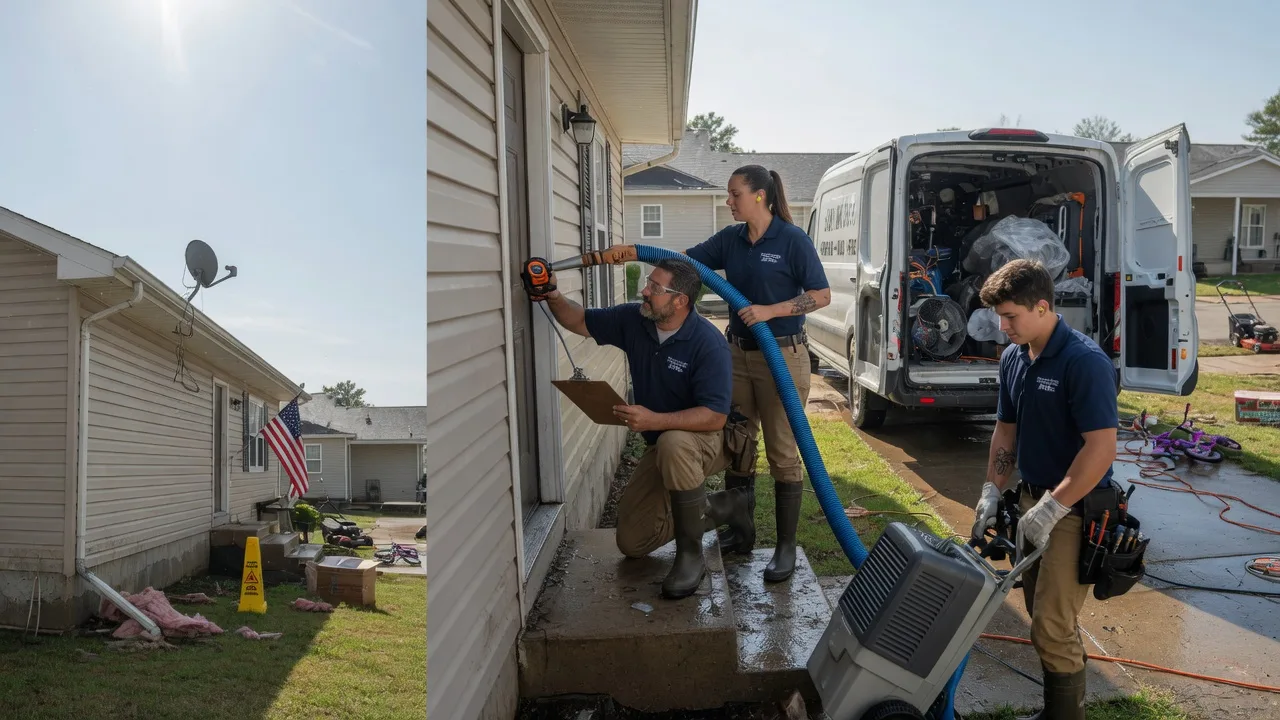 Ceiling Water Damage Restoration in Mauston, WI near me